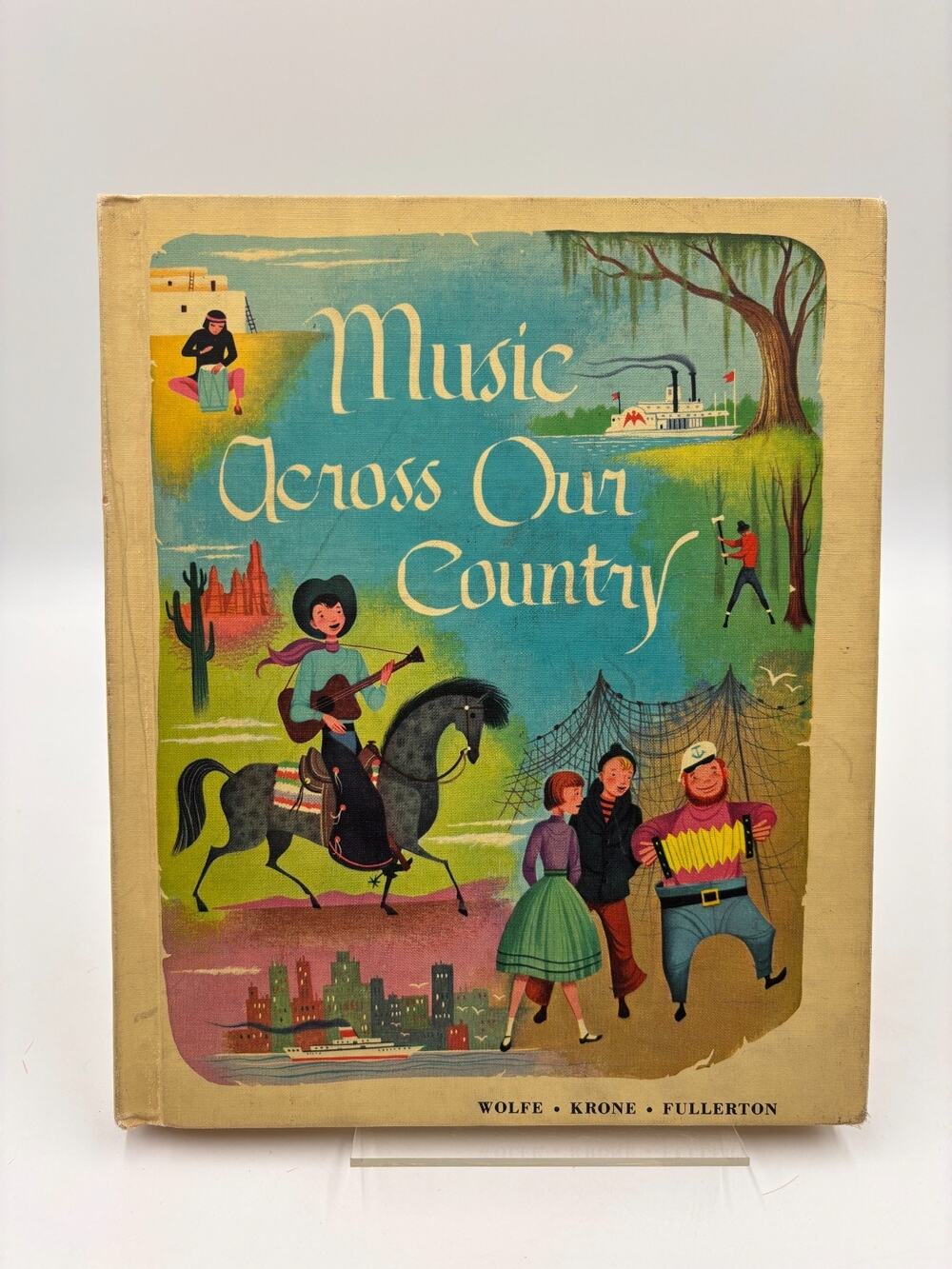 Music Across Our Country Together We Sing Series 1956 Hardcover School Book EX